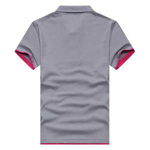 เสื้อยืดผู้ชาย คอปกถัก ผ้าป๊อปลิน เป็นมิตรกับสิ่งแวดล้อม แห้งเร็ว สวมใส่สบาย ชุดลำลองประจำวัน ไซส์ใหญ่ - Product Image 2