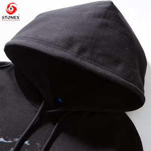 Sweat-shirt à capuche en polaire premium pour homme, impression graphique personnalisée, style streetwear, vêtements de mode, services OEM - Product Image 5