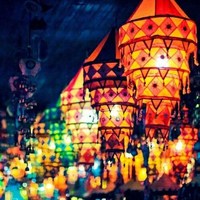 Lentera Kain Warna-warni Terlaris untuk Acara Jalanan dan Dekorasi Pesta