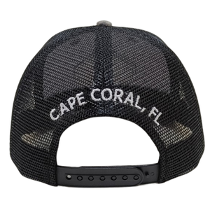 หมวกถักลายพลางโลโก้แพตช์สีเทาหินหมวกปิดแบบปรับได้ L01ผลิตจากเวียดนาม - Product Image 5