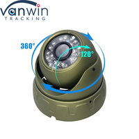 Caméra dôme étanche CCD 600TVL avec système de surveillance de véhicule IR PAL NTSC de 15m