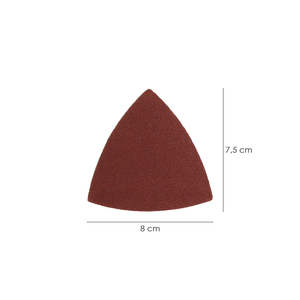 Carta Abrasiva Triangolare per Utensili Multifunzione. Confezione da 20 Fogli di Carta Abrasiva - Product Image 2