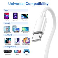 Câble de chargeur USB 3.1 Type C d'usine Long fil de cordon de charge rapide