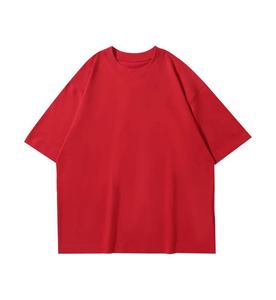 Camisetas de alta calidad para hombre, camisetas de manga corta de verano de gran tamaño sólidas de algodón 100% de peso pesado para hombre - Product Image 4