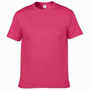 T-shirts pour hommes personnalisés par OEM Tissu uni à col rond et à manches courtes en coton respirant pour tenue décontractée ou promotionnelle - Product Image 4