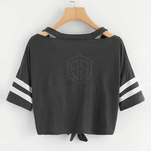 Camiseta corta de moda de verano de alta calidad para mujer, precios razonables, camisetas cortas de calidad Premium para mujer - Product Image 3