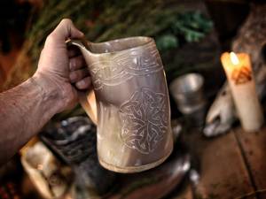Natural Horn Mug, Handmade Rustic Eco-Friendly Drinkware, Durable Stylish Cup, Ideal for Coffee, Tea, <b>Whisky</b>, Unique Gifts - Product Image 5