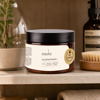 Sampo Scrub Kulit Kepala Organik Kelas Salon dengan Garam Laut dan Rosemary untuk Penggunaan di Rumah, Formula Perawatan Rambut Pembersih Mendalam, Pengontrol Minyak, dan Anti Ketombe