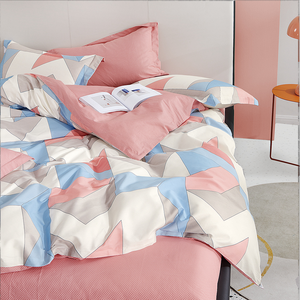 Bán Buôn Hiện Đại In Mô Hình Polyester Comforter Duvet Bộ 4 Mảnh Khăn Trải Giường California Vua Nữ Hoàng Vua Đôi Đôi Kích Thước - Product Image 1