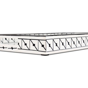 Bandejas para servir con incrustaciones de resina de diseño moderno para restaurante y hotel Fabricante indio Proveedor Gani Craft Impex - Product Image 3