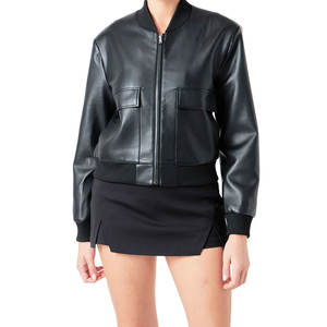 Chaqueta de cuero de alta calidad para mujer, chaqueta de cuero personalizada para exteriores con el mejor Material, chaquetas de cuero auténticas para mujer, las mejores chaquetas de cuero nuevas - Product Image 4