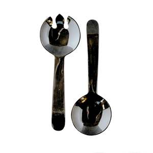 Ensemble de saladiers modernes de 11 pouces en résine artisanale, écologiques et compatibles lave-vaisselle, pour la cuisine et la maison, Inde - Product Image 6