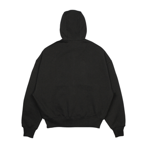 Sweat à capuche zippé Ninja d'hiver personnalisé pour homme, surdimensionné, en polaire épaisse, brodé, streetwear, couleurs personnalisées - Product Image 2