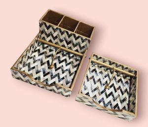 Handmade <b>Waterproof</b> Wood <b>Pen</b> Holder and Napkin Holder for Wedding Decoration & Gift - Product Image 4