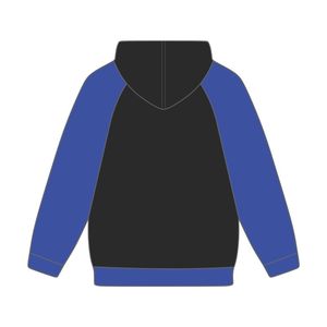 Anno di fondazione 1914 Phi Beta Sigma Black Body blu maniche Raglan felpa con cappuccio per confraternita abbigliamento personalizzato Divine Nine HBCU - Product Image 3