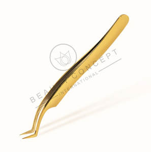 Pinzas Profesionales Duraderas de Acero Inoxidable para Extensión de Pestañas con Punta de Fibra de Agarre Perfecto, Empaque en Caja para Pestañas de Volumen - Product Image 4