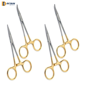 5.5 pince de verrouillage incurvée droite poignée en acier inoxydable hémostatique pince à moustique Kit de suture Instrument médical - Product Image 3