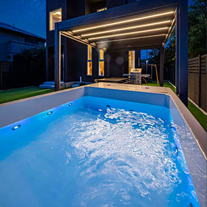 Piscina de Fibra de Vidrio Elevada para Pequeños Hoteles, 1 Metro de Profundidad, Personalizable, para Jardín Exterior - Product Image 5