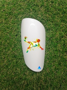 Figura de estándares de jugador de fútbol de alto nivel Espinilleras Equipo de protección masculino Especialmente diseñado Tipo 14A - Product Image 3