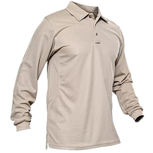Camisas Polo para Hombre, 3 Botones, Secado Rápido, Manga Larga, Camisas Tácticas, Jersey Pique, Camisa de Golf, Fabricadas por Shanawar Industries - Product Image 6