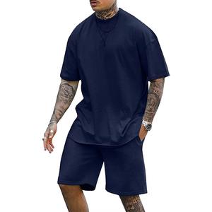 Ensemble de shorts pour hommes Logo personnalisé Tenue décontractée estivale en deux pièces - Product Image 3