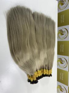 Tendance européenne couleur ombre 100% extensions de cheveux humains vietnamiens vierges haute qualité donneur unique grand stock meilleure couleur - Product Image 3