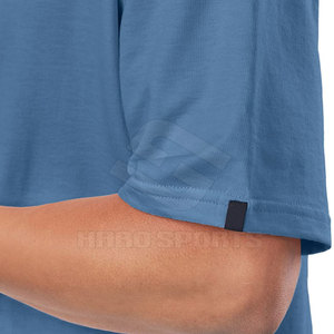 เสื้อยืดโอเวอร์ไซส์ผู้ชาย โลโก้สั่งทำ ผ้าโพลีเอสเตอร์/คอตตอน ระบายอากาศได้ดี เป็นมิตรกับสิ่งแวดล้อม ผลิตในปากีสถาน ขายดี - Product Image 5