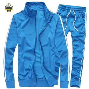 Conjunto Deportivo Personalizado para Hombre, Ecológico, de Dos Piezas, Sudadera con Cremallera y Pantalones Deportivos, Manga Larga, Ropa Deportiva de Alta Calidad para Otoño - Product Image 1