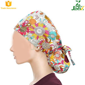 Bonnets de travail personnalisables JERSIZ, doublure en satin, coton respirant, bandeau unisexe, lien élastique à nouer à l'arrière, protection quotidienne, cyclisme, plage - Product Image 3