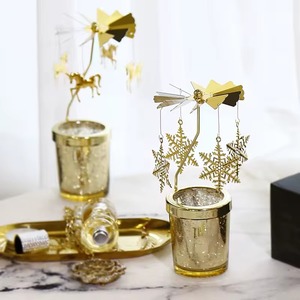 Porte-bougie de Noël de luxe, style unique pour la décoration de table à manger, salon et événements festifs, vente en gros en provenance d'Inde - Product Image 2