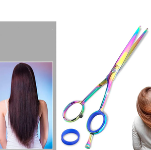 กรรไกรตัดเลเซอร์เคลือบสีรุ้งใช้สำหรับร้านเสริมสวยกรรไกรตัดเล็บถอดออกได้ - Product Image 5