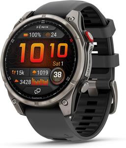 New Arriver Garmins fenix 8 Pro, 51mm, AMOLED Display, Premium Connected Multisport GPS Smartwatch, inReach Technology, Sapphire - Product Image 2