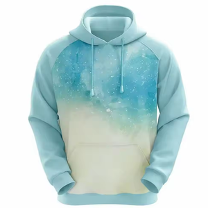 Sudadera con capucha negra extragrande con estampado 3D y cremallera completa y logotipo personalizado para hombre, sudadera térmica de lana de algodón pesado 100% para invierno 2024 - Product Image 1