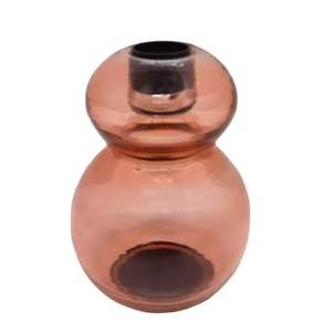 Soporte de vela de diseño personalizado hecho a mano, metal de hierro con revestimiento de color negro, forma de corazón, superventas para decoración Diwali - Product Image 5