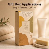 Boîtes de soin de la peau personnalisées à imprimé végétal naturel, boîtes d'emballage pliables en papier mat recyclable multi-scénarios