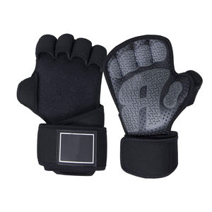 Guantes deportivos Transpirable Entrenamiento Neopreno Deportes Levantamiento de pesas Guantes de agarre de silicona Antideslizante Medio dedo Entrenamiento Guantes de gimnasio - Product Image 1
