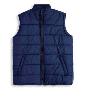 Chaquetas acolchadas de invierno informales con estampado personalizado de alta calidad para hombre, chaleco con cremallera de poliéster para exteriores, acolchado cálido de burbujas - Product Image 6