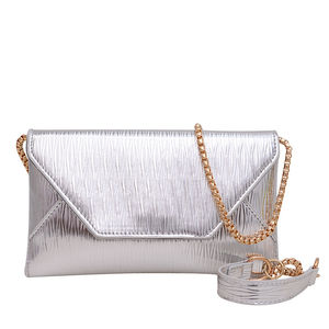 2025 Otoño/Invierno nueva moda personalizada PU sobre bolsa para mujer embrague cadena hombro bandolera cubierta cierre - Product Image 2