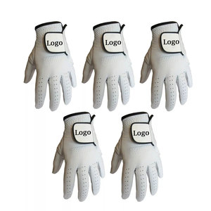 Guantes de golf de cuero Cabretta con bordado de etiqueta privada personalizada para hombre, calidad superior, duraderos, al mejor precio, fabricante Premium - Product Image 1