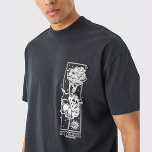 เสื้อยืดคอกลมคุณภาพสูง ผ้าฝ้าย 100% พิมพ์ลายตามสั่ง แห้งเร็ว ทรงโอเวอร์ไซส์ ทรงปกติ น้ำหนัก 180 กรัม สำหรับผู้ชาย พิมพ์ลายดิจิทัล - Product Image 3
