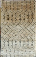 Tapis en laine et coton noué à la main de qualité supérieure, personnalisable et lavable, vente en gros |   Tapis à boucles florales