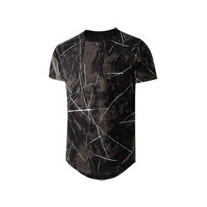 Camisetas Ringer informales de manga corta para hombre Impresión de pantalla personalizada de alta calidad 100% algodón - Product Image 2