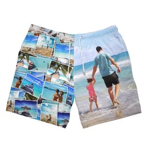 Nouveaux shorts imprimés à taille élastique pour hommes, shorts d'extérieur personnalisés à motif solide par Signature Wears - Product Image 3