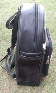 Mochila Escolar de Cuero Vacuno para Niños con Cierre de Cremallera, Forro de Poliéster Impermeable, Unisex, para Niños Pequeños y Juniors - Product Image 3