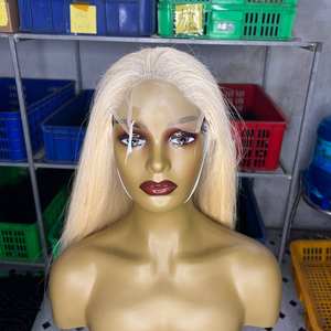 Vietnamita 100% Human Genius Weft FRONTAL 613 peluca recta de larga duración DHL listo envío transparente Cloudyhaircollection - Product Image 4