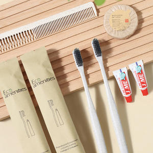 Kit <span class=keywords><strong>dentaire</strong></span> d'hôtel personnalisé, fourni directement par l'usine, ensemble de brosses à dents jetables pour hôtels et voyageurs - Product Image 2