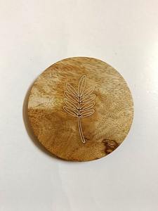 Posavasos de Madera en Blanco de Buena Calidad, Posavasos de Nogal al por Mayor, Posavasos de Madera Cuadrados y Redondos Personalizados de Alta Calidad por faizacraft - Product Image 3