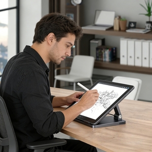 Soporte Ligero para Tablet con Ángulo <span class=keywords><strong>de</strong></span> Visión Ajustable, Hub <span class=keywords><strong>de</strong></span> Expansión, Alimentación y Datos, a <span class=keywords><strong>Precio</strong></span> Competitivo - Product Image 5