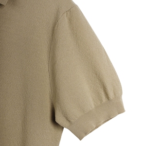 Camiseta de Hombre con Cierre, Corte Regular, Manga Corta, 72% Algodón, 28% Poliéster, Tejido de Punto, Sólida, Anti-bolitas, Transpirable, OEM, ODM, Personalizable - Product Image 5