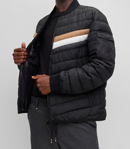 2026 ODM hommes matelassé mince décontracté hiver veste capuche épais Nylon coquille fermeture à glissière coupe-vent coton décontracté extérieur XL taille - Product Image 4